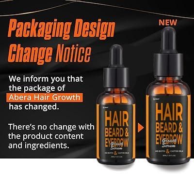 Hair Beard & Eyebrow Growth Serum With Roller 30 ML (Pack of 2)