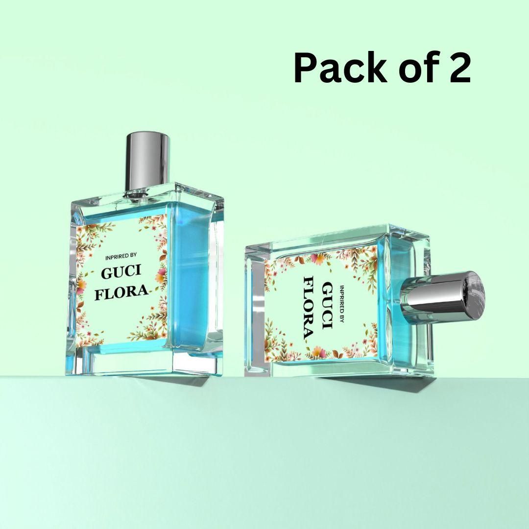 Inspired by Gucci Flora Eau De Parfume 50ML (Pack of 2)